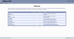 Desktop Screenshot of aleax.com
