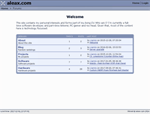 Tablet Screenshot of aleax.com